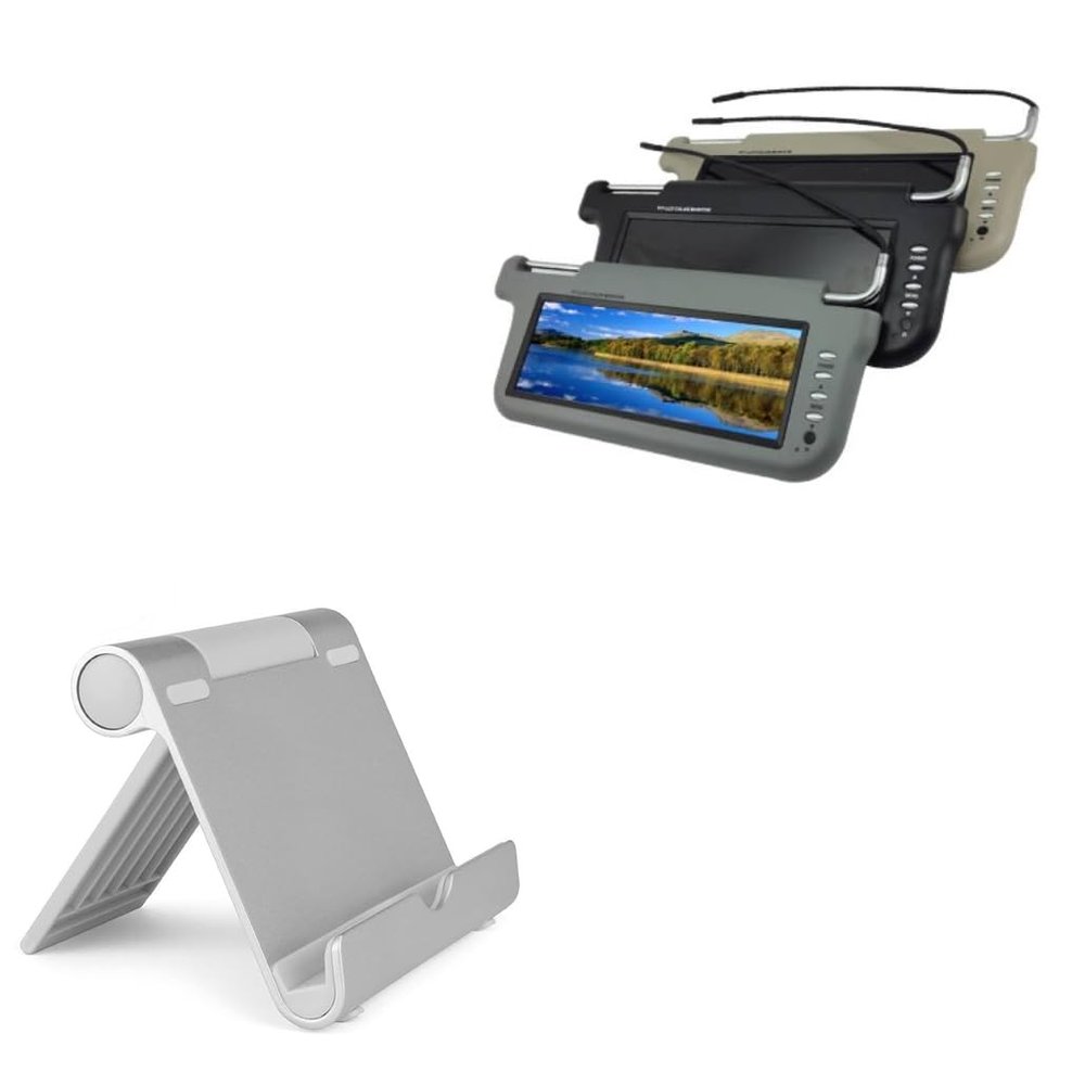 BoxWave Stand and Mount Compatible with Accele ZSV9PG - VersaView Aluminum Stand, Portable, Multi Angle Viewing Sturdy