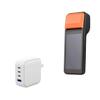 BoxWave Charger Compatible with Irfora H5 (5 in) - PD miniCube (100W), 100W 3 PD Port Wall Charger International - Winter White view 1