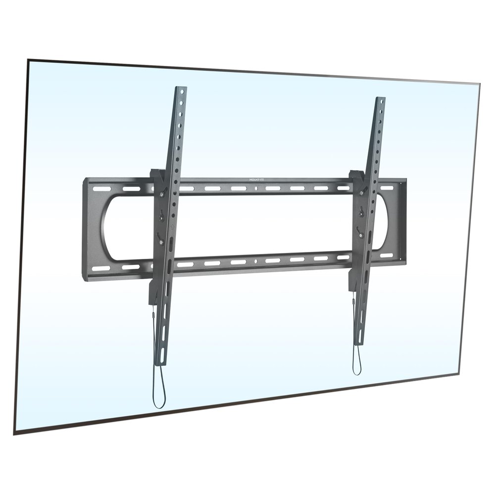 Mount-It! Heavy Duty XXL TV Wall Mount for Extra Large TVs, Tilting TV Mount, max VESA 900x600, Holds up to 264lb, Large Display Wall Mount for 60", 65", 70", 75", 80", 85", 90", 100", 120"