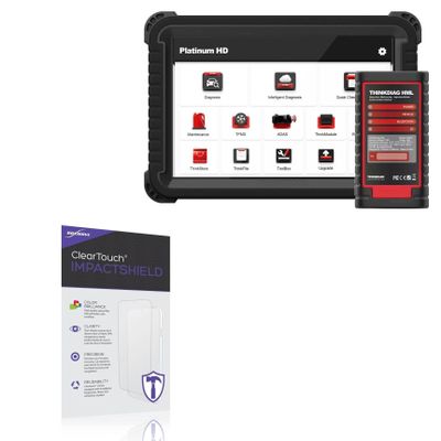 BoxWave Screen Protector Compatible with Thinkcar Code Reader Engine Fault Platinum HD - ClearTouch ImpactShield (2-Pack), Impenetrable Screen Protector Flexible Film