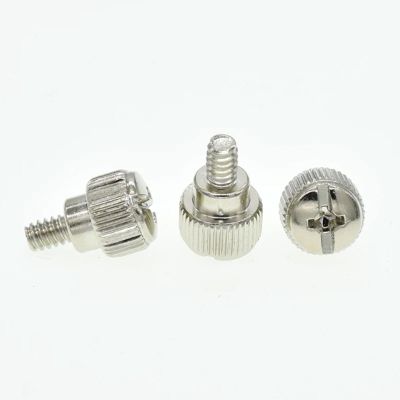 10pcs M3.5/6#-32 * 5 Computer PC Case Cooling Round Toolless Adjustment Screw Thumbscrews Thumb Screw for Electrical