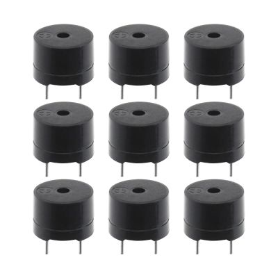 Micro Traders 50Pcs Electromagnetic Type Piezo Buzzer 16ohm AC 2KHz 3V 5V 9V 12V Passive Buzzer Mini Loudspeakers for Printer Photocopier Alarm Electronic Car, BI588W