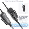 APX 6000 XPR 7550e Earpiece w/Mic Compatible for Motorola Radios APX 8000/7000/4000, XPR 7350e/7580e/7380e/7550/7350, APX6000 APX8000 Surveillance Headset (One-Click PTT Headset, Plug and Play) view 4