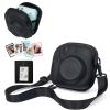 CAIYOULE Camera Case for Fujifilm Instax Mini 41/12/11/ SE/99/90/7+ Evo fuji Instant Camera Bag and Mini 3 inch Photo Album and Magnetic Pocket Picture Frame No CameraBlack view 1