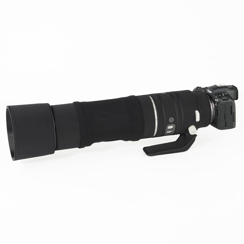 CHASING BIRDS Lens Camouflage Waterproof Coat for Canon RF 200-800mm F6.3-9 is USM Rainproof Lens Protective Cover Version IV(Classic Black, with Extender RF 2X)