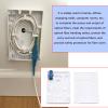 Create idea FTTH Fiber Optic Socket 120x90x25mm 2 Port Fiber Optic Terminal Junction Box Socket 2 Port Fiber Optic Socket Box for Homes Offices Shopping Malls view 3