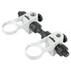 ZTBH Microscope Accessories Kit 76mm/50MM Diameter Install 32mm/25mm Zoom Lab Stereo Microscopes Digital Camera Fine Adjustable Focusing Bracket Holder Support Microscope Slides (Color : 76MM-32mm) view 2