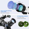 HSL70400 Telescope for Kids 8-12,Telescope for Adults high Powered,70mm Aperture 400mm Focal Length Refractor Astronomy telescopes Kids 5-7 6 Year Old White view 2
