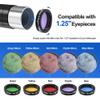 HSL70400 Telescope for Kids 8-12,Telescope for Adults high Powered,70mm Aperture 400mm Focal Length Refractor Astronomy telescopes Kids 5-7 6 Year Old White view 4
