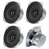 D-FLIFE 4PCS 10W Mini 3" HiFi Full Range Speaker 8 Ohm Anti-Magnetic Audio 2.0/2.1 Home Stereo Woofer Loudspeaker 90dB High Sensitivity for DIY Boom Box Satellites Speaker view 1