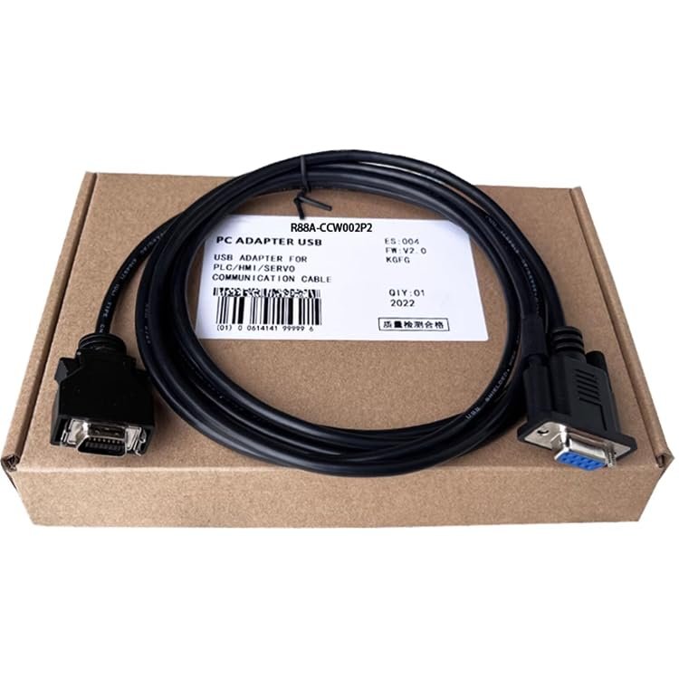 R88A-CCW002P2 Compatible Servo RS232 Serial Download Cable 9-Hole Plug 14-Pin Socket