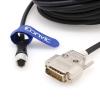 Eonvic M12 to DB15 Shielded Data Cable for Cognex Industrial Camera CCB-PWRIO-MOD-05 7000 Series M12 12 Pin A Code Female to DB15 Male (5M) view 3