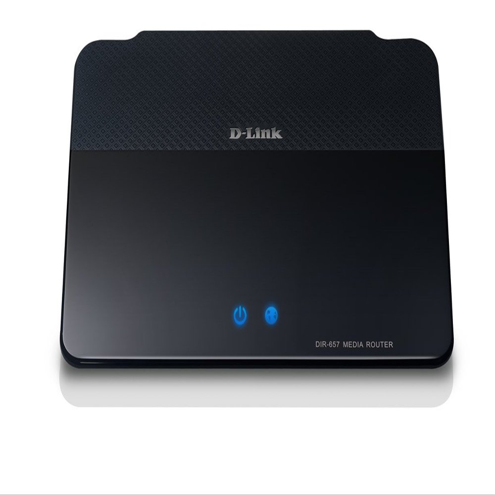 D-Link Systems HD Media Router 1000 (DIR-657) IEEE 802.11n 10/100/1000 WPS Supports IPv6 SD Card Slot (Renewed), Black