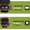 Binocular Harness Chest Pack with Rangefinder Pouch, Bino Harness with Rain Cover for Hunting view 2
