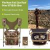 Binocular Harness Chest Pack with Rangefinder Pouch, Bino Harness with Rain Cover for Hunting view 3