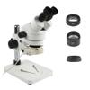ZTBH Microscope Accessories Kit 7X - 45X Continuous Zoom Magnification Stereo Microscope Industrial Binocular Microscope LED Ring Light for Phone PCB Soldering Microscope Slides (Color : K) view 1