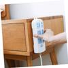 Angoily 4pcs Self-Adhesive Strip Holder for Wall Wall Outlet Fixator Easy Install Power Strip Organizer view 2