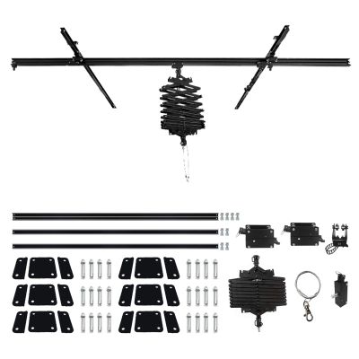 DATOUBOSS 97" x 97" Pantograph Studio Ceiling Rail System Complete Kit with 43-200CM Photography Ceiling Lamp Hanger Studio Lighting Support Rail System (C3 Tracks + 1 Pantograph)