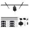 DATOUBOSS 97" x 97" Pantograph Studio Ceiling Rail System Complete Kit with 43-200CM Photography Ceiling Lamp Hanger Studio Lighting Support Rail System (C3 Tracks + 1 Pantograph) view 1