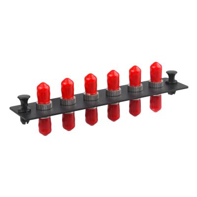 Xunsomten-1pc 6 Fibers Cores ST APC Compatible Fiber Patch Panel