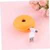 Angoily Round Cable Winding Organizer Practical Earphone Holder Silicone Cable Winder for Home Office and Travel Yellow Keeps Cords Tangle and Neat view 3