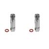 BJDZ 50Ohm 1/2" Inch Feeder Radio Coaxial Cable Connector 4.3-10 L20 Type Female Jack Straight Clamp Mounting for Cellular Communication basestation, 4G/5G Antenna System, Signal Transmission. view 1