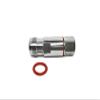 BJDZ 50Ohm 1/2" Inch Feeder Radio Coaxial Cable Connector 4.3-10 L20 Type Female Jack Straight Clamp Mounting for Cellular Communication basestation, 4G/5G Antenna System, Signal Transmission. view 3