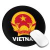 Rqwaaed Coat of Arms of Vietnam Flag 2 PCS Charming Round Mouse Pad Cute Design Non-Slip Waterproof 7.9 x 7.9 x 0.12 in view 2