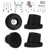 supregear Shower Chair Leg Caps - Heavy Duty Replacement Feet for Bath Seat, 1-1/8" I.D. Slope Rubber Tips for Stools Transfer Bench Non-Slip Extreme Grip Suction Cup Feet, 4PK view 1