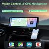 APHQUA-[2025] Protable Apple Carplay & Android Auto,Car Play Box for Car,10.26'' Portable Carplay Screen with AUX/FM/Bluetooth,Voice Control,Mirror Link Suitable for All Car Models view 4