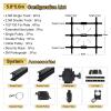 194" x194" Pantograph Photography Studio Ceiling Rail System Photography Studio Lighting Support Rail System Smallpox Rail Track Kit with 43-200CM Drop Pantograph (E5 Tracks + 3 Pantograph) view 2