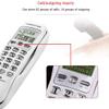 Nikos Wired Telephone Caller ID Large Button Table/Wall Home Office Fixed Landline (Color : Black) Colour Name:White (Color : Gray) view 3