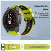 U-LIMVE Watch Band for Garmin Fenix 8 47mm/Fenix 7/Fenix 6/Fenix 5/Epix Pro 47mm, 22mm Silicone QuickFit Replacement Bands view 4