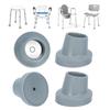 supregear Shower Chair Leg Caps - Heavy Duty Replacement Feet for Shower Chair Bath Seat, 1-1/8" I.D. Slope Rubber Tips for Shower Stools Transfer Bench Non-Slip Extreme Grip Suction Cup Feet, 4PK view 1