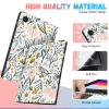 LISEVO for Samsung Galaxy Tab A9 Plus Case 11 inch(SM-X210/X216/X218), Women Teen Girls Design Folio Cover with Pencil Holder, Auto Week/Sleep Design for Samsung A9+ Plus Tablet Cases, Write Flower view 4