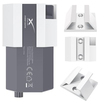Sactulaz for Starlink Router ethenet Adapter Mount,Indoor Mounting Bracket for StarLink Ethernet Adapter Wall Mount The Gen 2 Router Ethernet Adapter Directly to a Wall or Other Surface