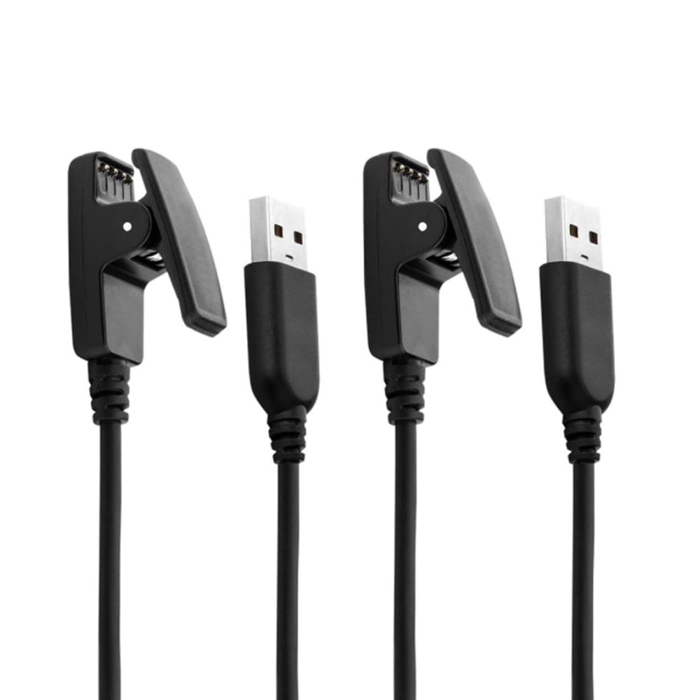 2Pack Charger Cable Compatible for Garmin Lily 2/ Lily/Approach S20, USB Replacement Charging Cable Clip Data Sync Cord for Garmin Lily 2 Smart Watch Accessories