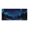 Night Sky Mouse Pad, Landscape Gaming Mouse Pads, Galaxy Large Non-Slip Rubber Base Mousepad, Keyboard Mouse Mat, Mousepads for Desk with Stitched Edges view 1