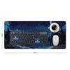 Night Sky Mouse Pad, Landscape Gaming Mouse Pads, Galaxy Large Non-Slip Rubber Base Mousepad, Keyboard Mouse Mat, Mousepads for Desk with Stitched Edges view 2