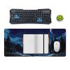 Night Sky Mouse Pad, Landscape Gaming Mouse Pads, Galaxy Large Non-Slip Rubber Base Mousepad, Keyboard Mouse Mat, Mousepads for Desk with Stitched Edges view 4