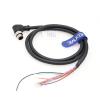 Eonvic M12 Right Angle 12 Pin A Code Male to Flying Leads CCB-PWRIO High Flex Shielded Cable for Cognex Camera in Sight 2000 Series Visual Sensors in Sight 2000 7000 8000 Zebra FXR90 Reader view 2