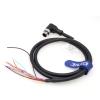 Eonvic M12 Right Angle 12 Pin A Code Male to Flying Leads CCB-PWRIO High Flex Shielded Cable for Cognex Camera in Sight 2000 Series Visual Sensors in Sight 2000 7000 8000 Zebra FXR90 Reader view 3