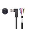 Eonvic M12 Right Angle 12 Pin A Code Male to Flying Leads CCB-PWRIO High Flex Shielded Cable for Cognex Camera in Sight 2000 Series Visual Sensors in Sight 2000 7000 8000 Zebra FXR90 Reader view 4
