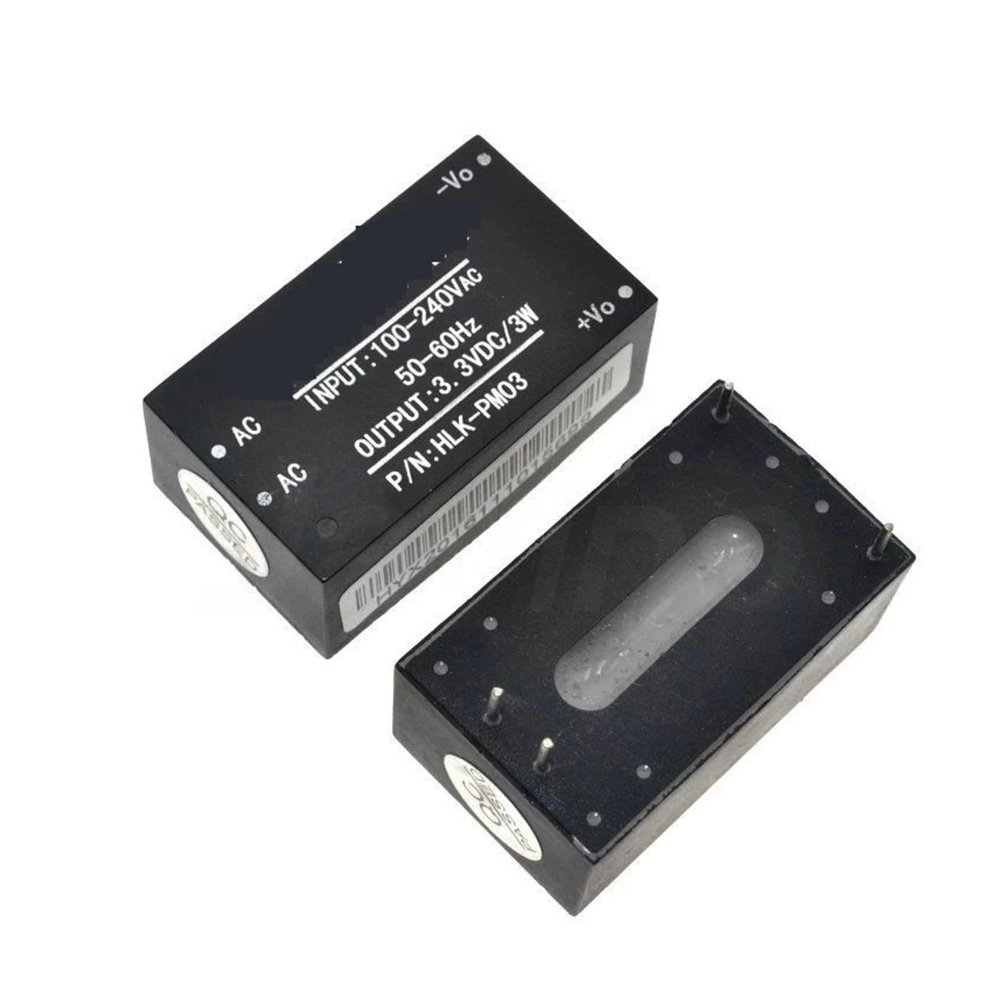 1pcs AC-DC 220V to 5V/3.3V/12V Power Supply Module,Intelligent Household Switch Power Supply Module HLK-PM01 HLK-PM03 HLK-PM12 (Size : HLK-PM12(3W 12V))