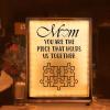 Drawelry Personalized Spotify Plaque Picture Mirror Lamp Custom Photo Name LED Night Light Makeup Mirror Home Decor Mother's Day Birthday Gifts for Women Girls Mom Wife Girlfriend (Name Puzzles) view 1