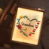 Drawelry Personalized Spotify Plaque Picture Mirror Lamp Custom Photo Name LED Night Light Makeup Mirror Home Decor Mother's Day Birthday Gifts for Women Girls Mom Wife Girlfriend (with Flower) view 2