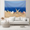 chnywork 10x8ft Summer Beach Starfish and Sea Shells Backdrop Sandy Beach Background for Luau Party Decor Summer Hawaii Party Kids Adults Portrait Photoshoot Props Wallpaper view 4