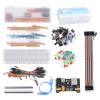 NDNCZDHC Upgraded Electronics Fun Kit for Starter Electronics Component Kit with Power Supply Module 830 Tie Point Breadboard Jumper Wire Resistor LED Storage Box view 1