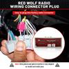 RED WOLF Radio Harness Compatible with Ford 2003-Up F150 Focus Explorer Lincoln MKX for 2006-2008 Hyundai Sonata Install Aftermarket Stereo Power Speaker Wiring Harness w/Connector Butt view 4