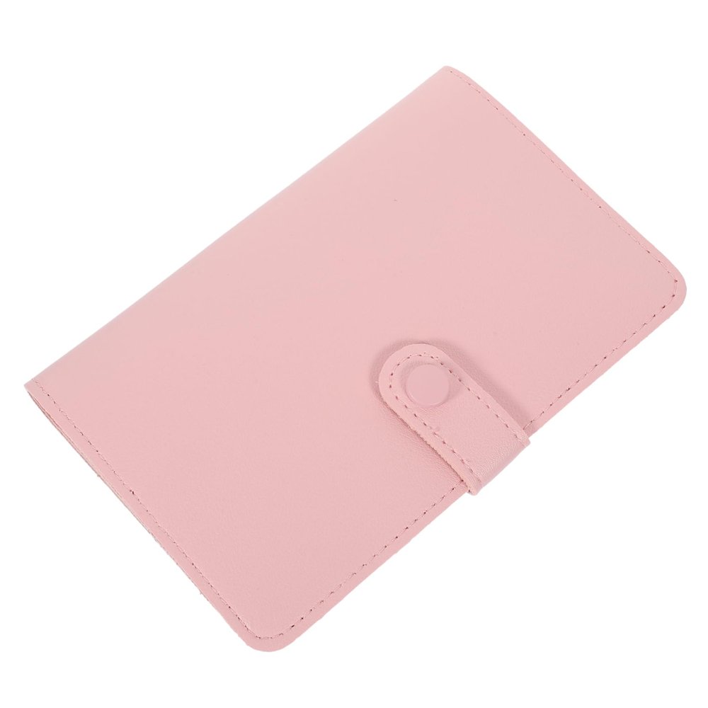 Healeved Pink Nail Drill Bit Storage Organizer Bag 37 Holes for Tools